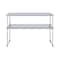 Amgood 14 in. x 48 in. AmGood Stainless Steel Double Deck Over Shelf DOS-1448-Z - alternate 7